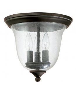 Capital Lighting  9677BK  Creekside Glass Outdoor Ceiling Fixture